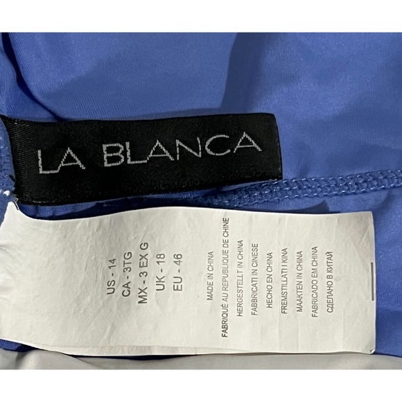 La Blanca Tropicali Hi-Neck Plunge Swim - Picture 7 of 7